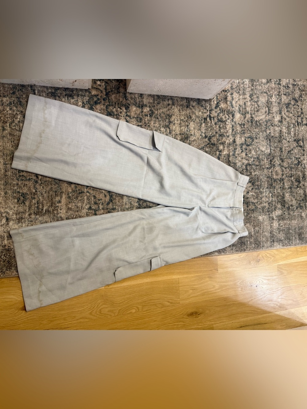 The Frankie Shop light gray trousers